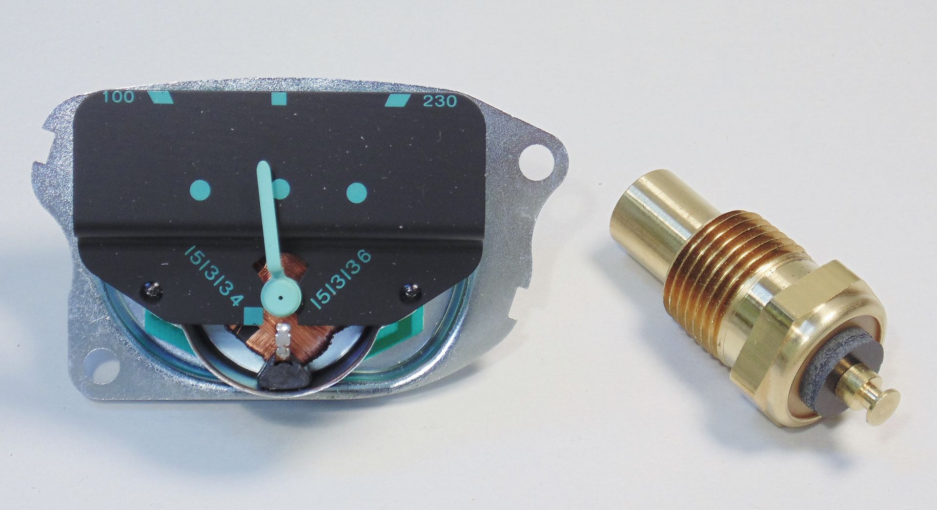 55 56 Chevy Car Electric Temperature Gauge with Sending Unit Dash Temp